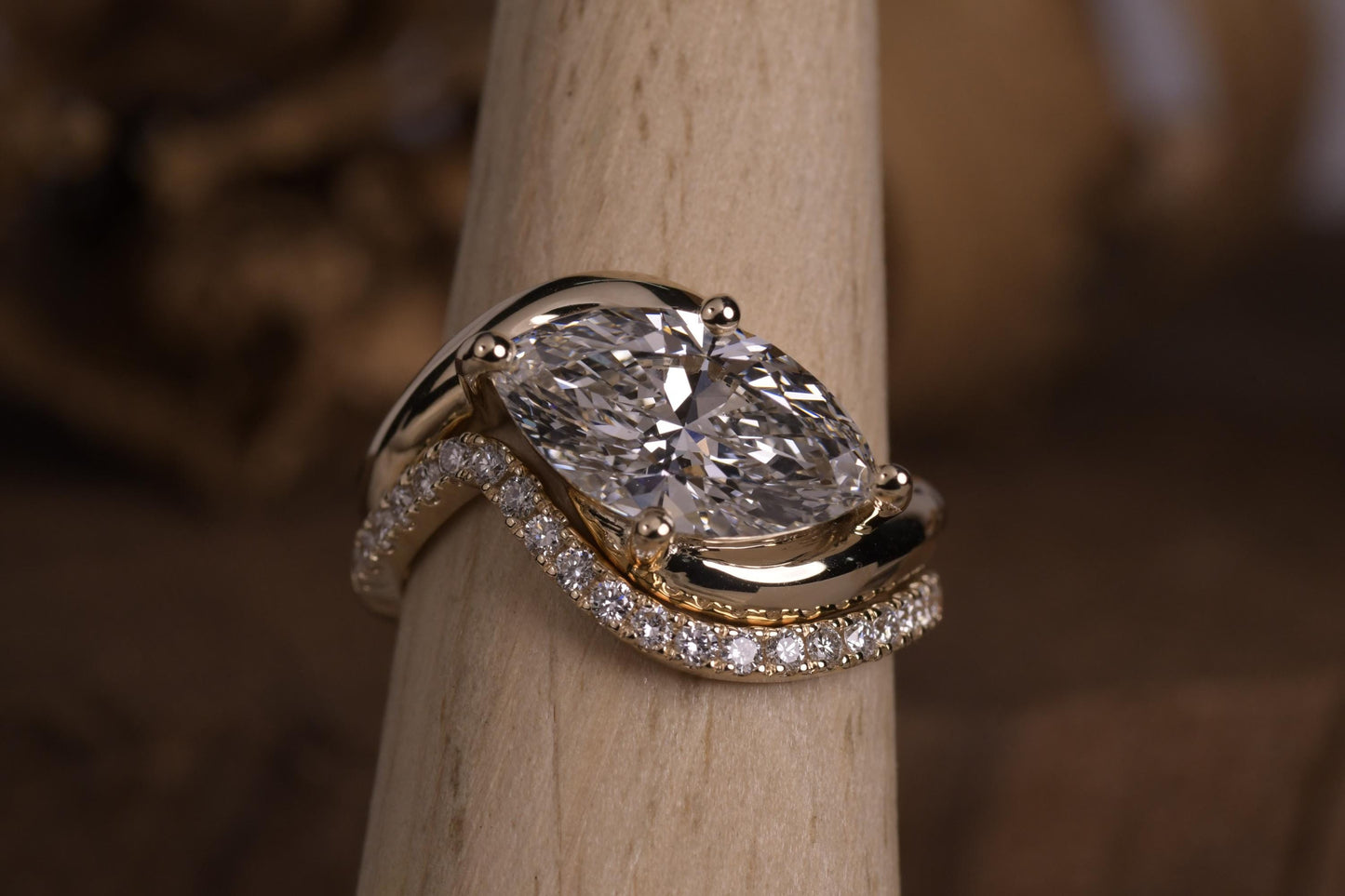 Timeless Marquise 2.75 CT Ring with Matching Band