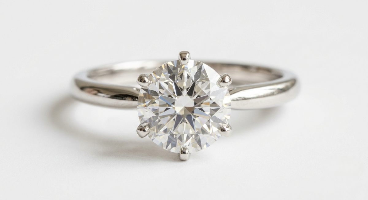 What are lab grown diamonds – round lab grown diamond solitaire engagement ring