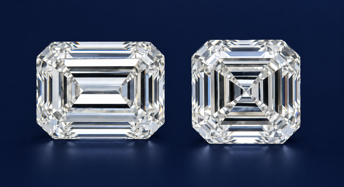 Asscher Cut vs Emerald Cut: Which Step-Cut Diamond Should You Choose?