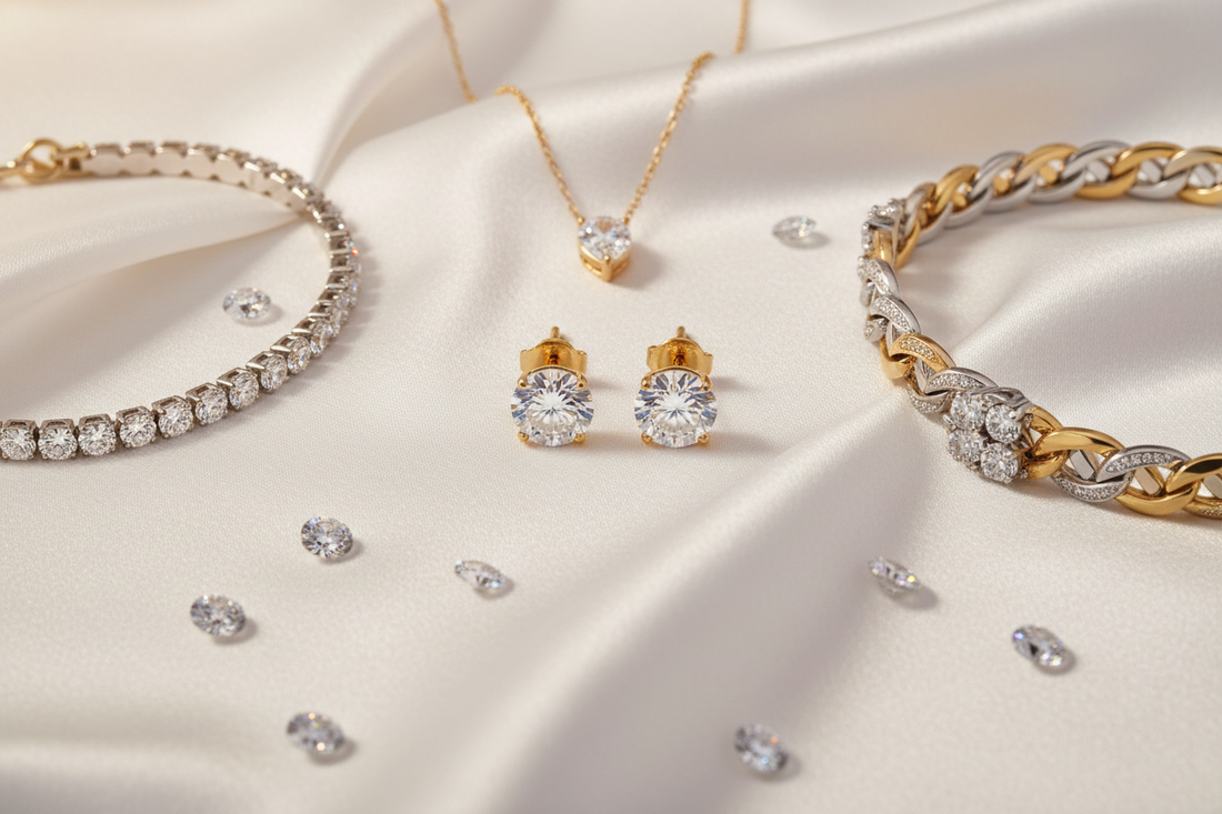 Best Gift Ideas: Moissanite Diamond Earrings and Lab Grown Diamond Bracelets
