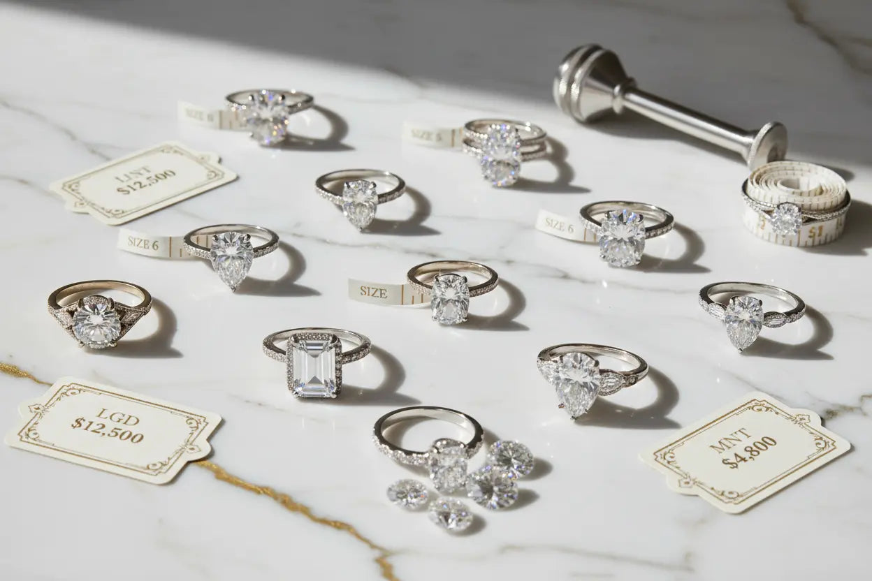 5 Carat Diamond Ring — (Cost, Size, Types & Tips) - JBR Jewellry