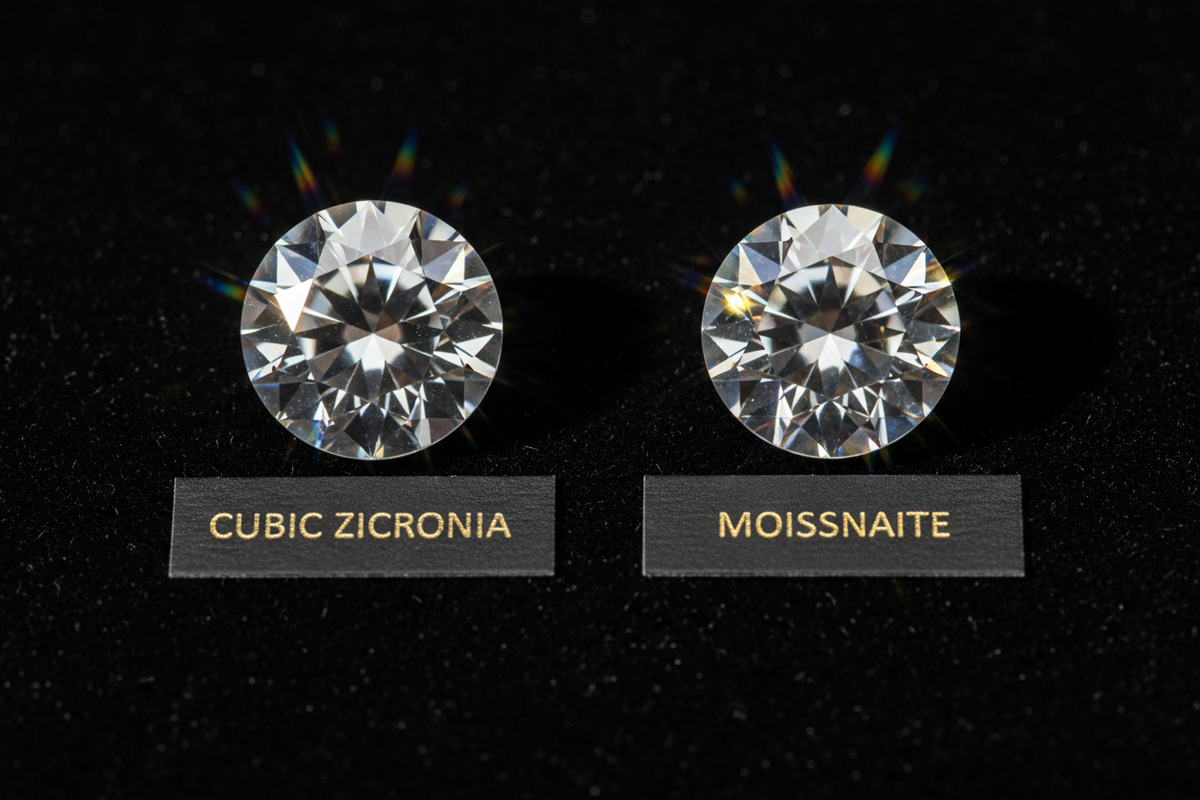 Cubic Zirconia vs Moissanite