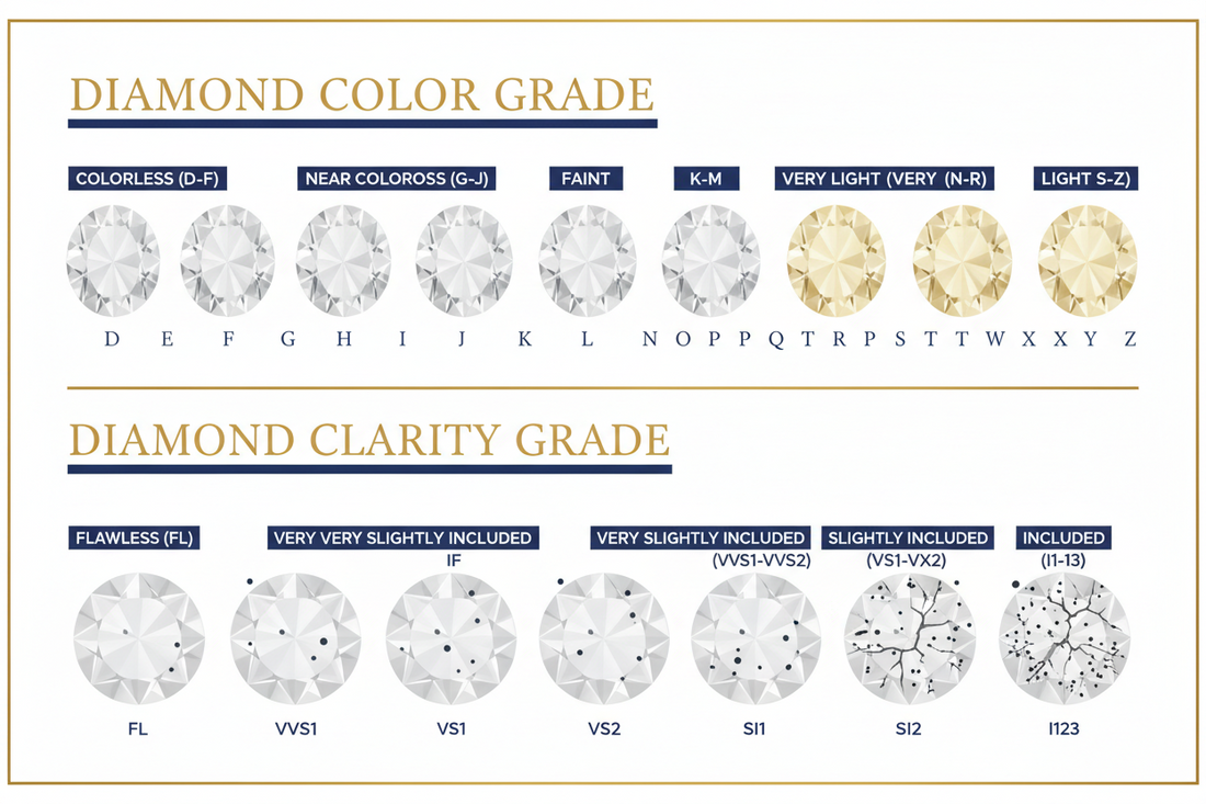 Diamond Color and Clarity Chart: How to Choose the Best Grade