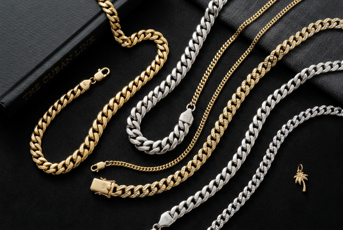 Different Types of Cuban Link Chains
