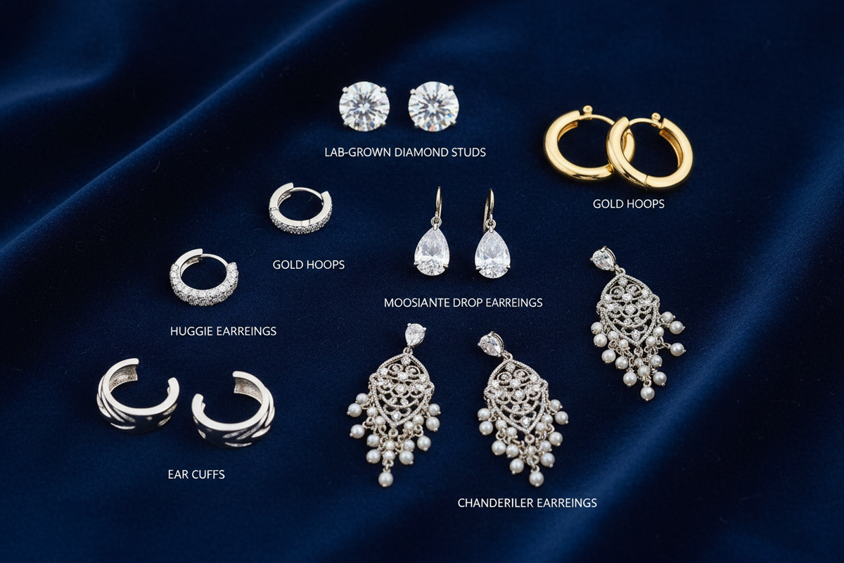Different Types of Earrings: Complete Guide to Earring Styles