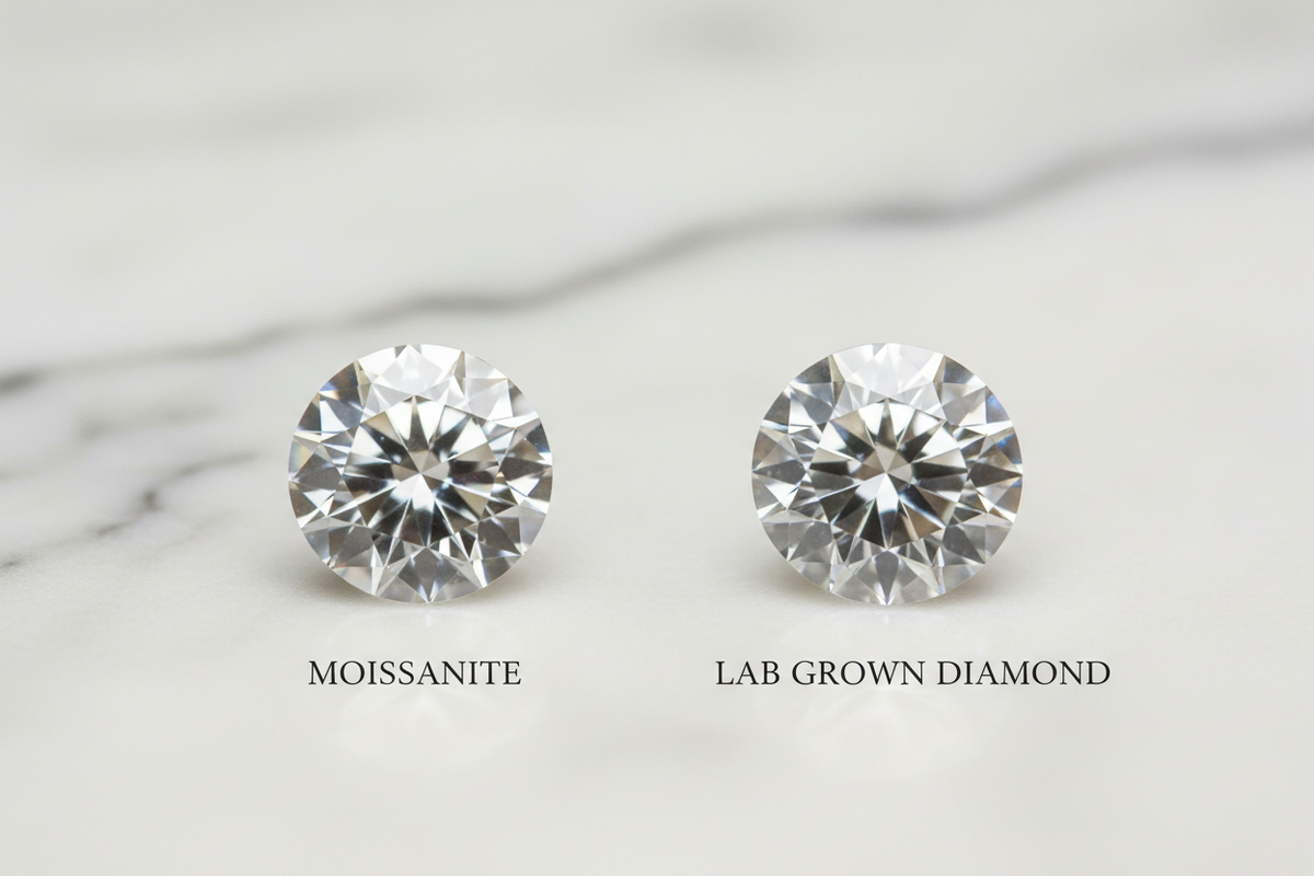 Lab Rrown Diamonds vs Moissanite: What’s the Difference? JBR Jeweler
