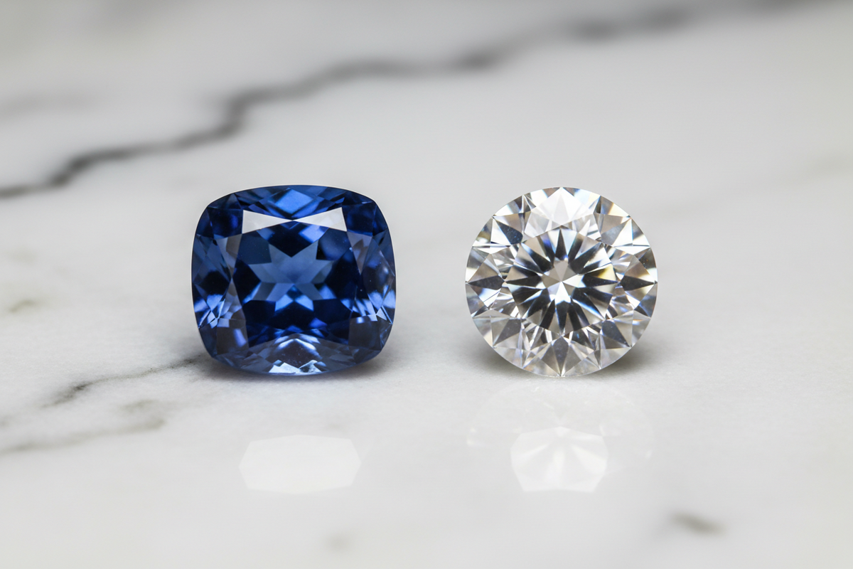 Sapphire vs Moissanite