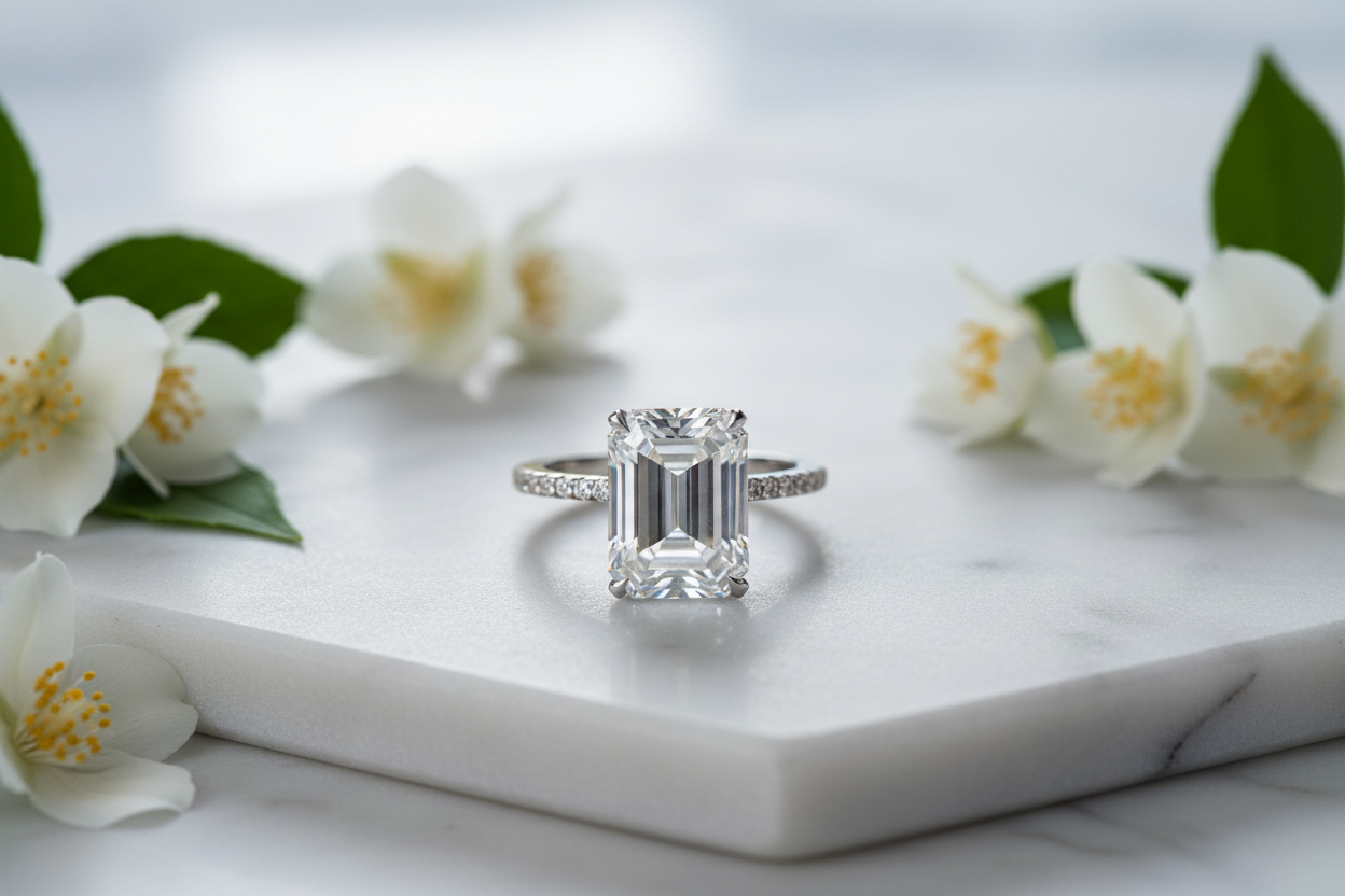 Stunning Emerald Cut Engagement Rings: A Timeless Choice