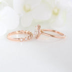 1.00CT Cushion Lab-Grown Diamond Classic Halo Bridal Set with Matching Band (2Pcs) - JBR Jeweler