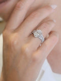 1.00Ct Oval Lab Grown Diamond Engagement Ring With Matching Bridal Set - JBR Jeweler
