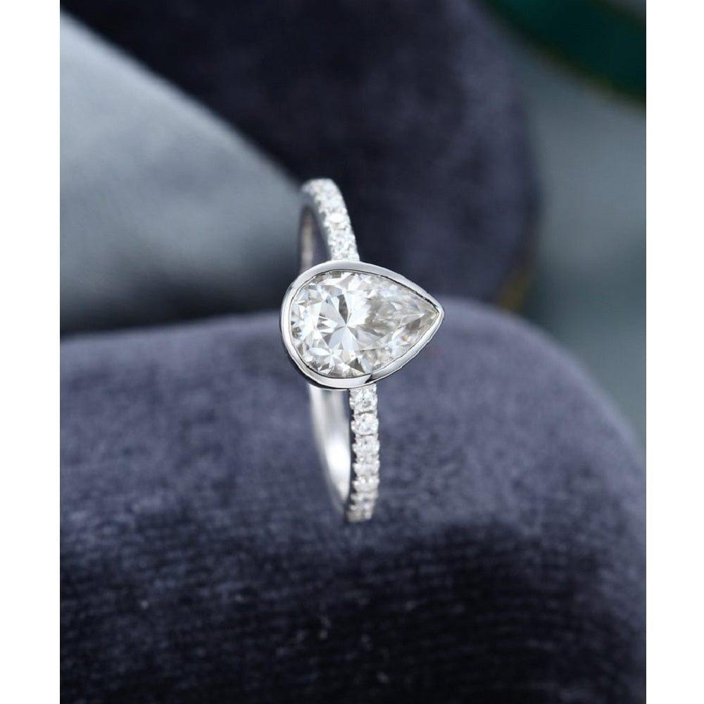 Radiant Reflections Ring 3/4 Carat Diamond 10K White Gold