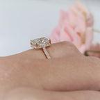 1.00Ct Radiant Lab grown-CVD Solitaire Diamond Engagement Ring - JBR Jeweler