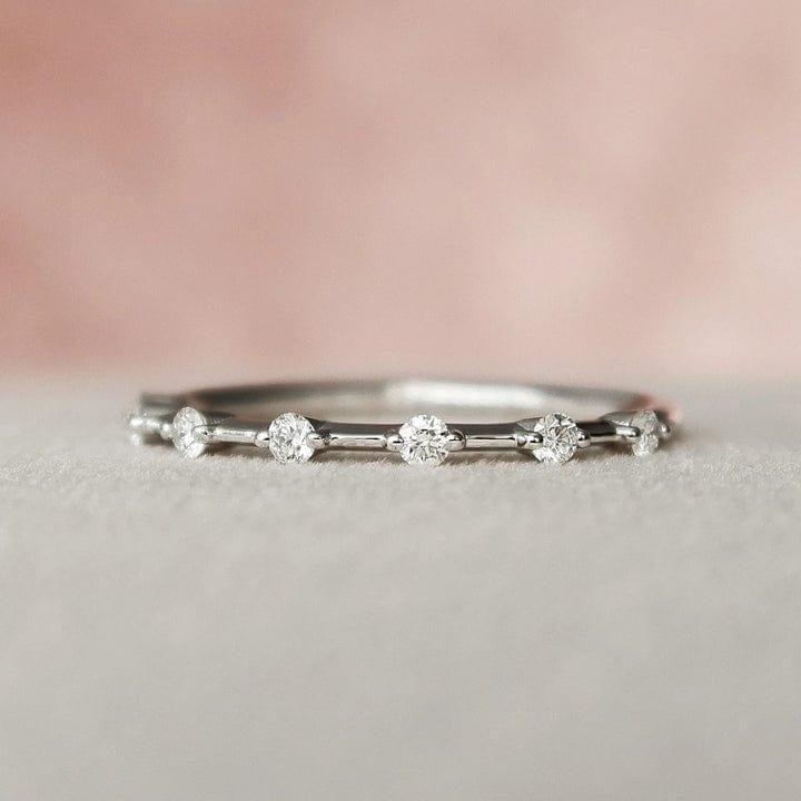 1.00Ct Radiant Lab Grown Diamond Wedding Ring Set With Band(2PCS) - JBR Jeweler