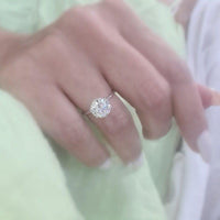 1.00Ct Round Lab Grown-CVD Diamond Solitaire Engagement Ring - JBR Jeweler