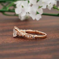 1.50 CT Princess Diamond Vintage Style Moissanite Engagement Ring - JBR Jeweler