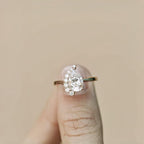 1.50CT Pear Cut Lab-Grown Diamond Art Nouveau Engagement Ring - JBR Jeweler