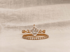 1.50CT Princess Cut Solitaire Lab-Grown Diamond Engagement Ring - JBR Jeweler
