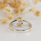 1.50CT Round Cut Moissanite Celtic Style 14K Solid Gold Wedding Solitaire Ring For Women - JBR Jeweler