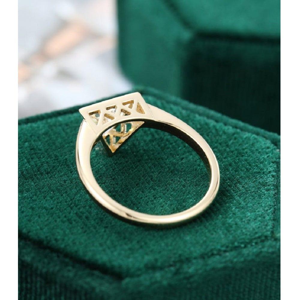 Women White Artificial Diamond Ring Jewelry Engagement Anniversary Gifts -  Walmart.com