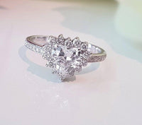 1.5CT Heart Cut Certified Lab-Grown Diamond Halo Engagement Ring - JBR Jeweler