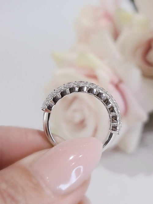 1.60Ct CVD lab grown Diamond Half eternity Stacking Wedding Band - JBR Jeweler