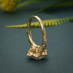 Chic 1.00CT Round Lab Grown Diamond Ring