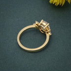 Handcrafted 1.25 CT Lab Grown Oval Ring