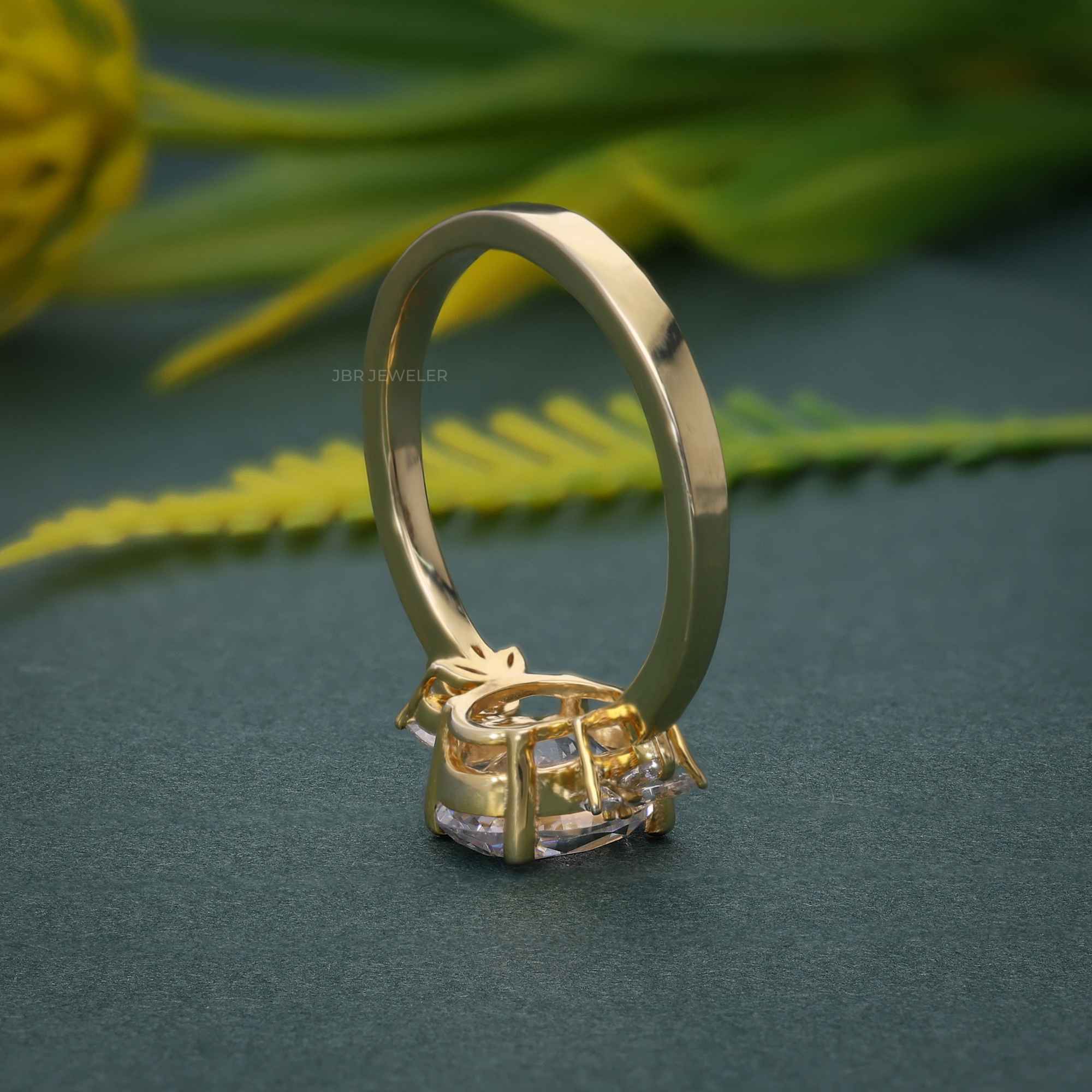 1.25 CT Lab Grown Moissanite Oval Bridal Ring