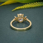 1.25 CT Lab Grown Moissanite Oval Ring for Love