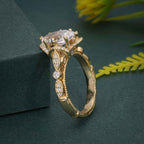 1.50CT Marquise Cut Moissanite Vintage Style Engagement Ring - JBR Jeweler