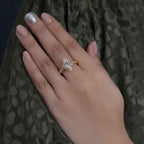 1.50CT Marquise Cut Moissanite Vintage Style Engagement Ring - JBR Jeweler