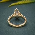 1.50CT Marquise Cut Moissanite Vintage Style Engagement Ring - JBR Jeweler