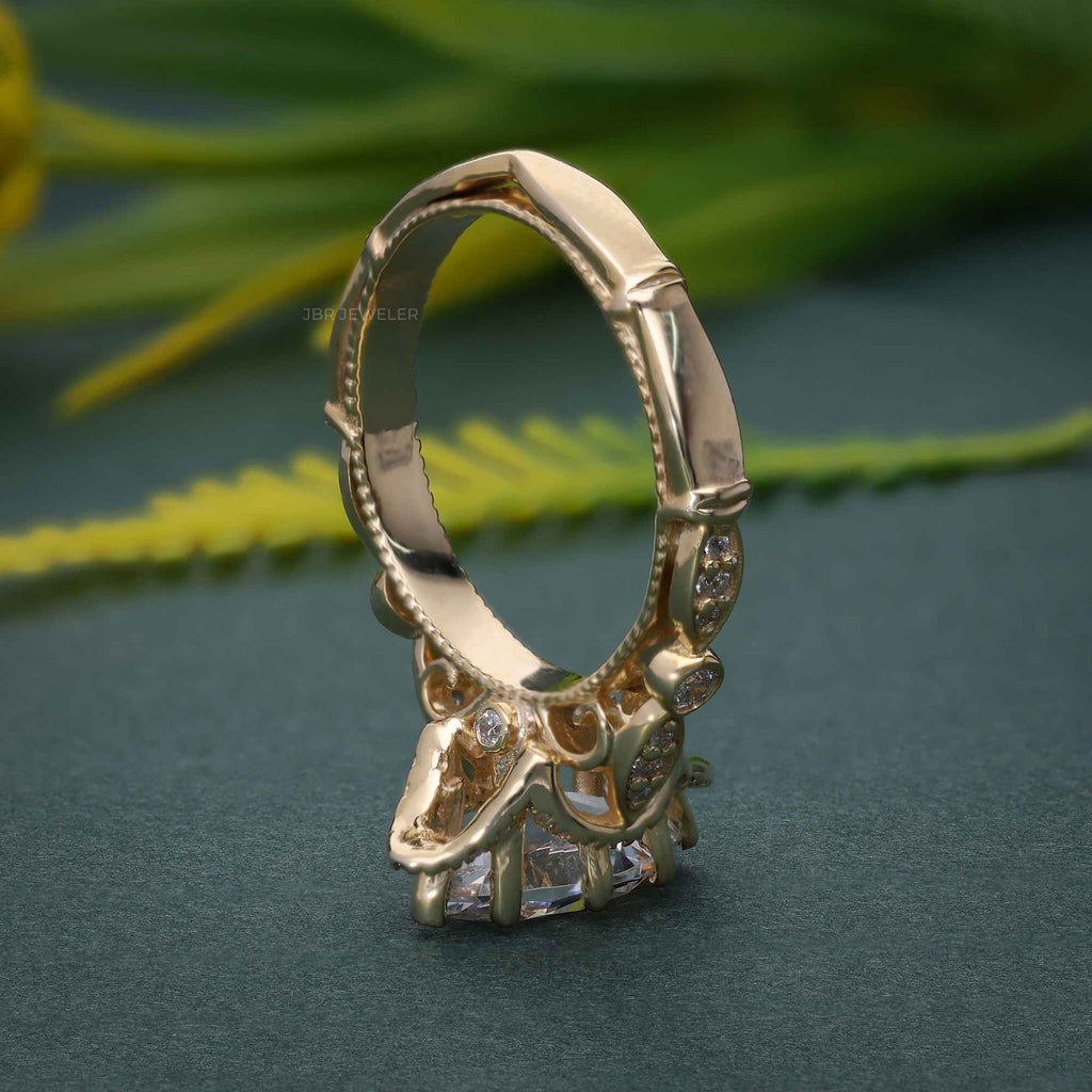 1.50CT Marquise Cut Moissanite Vintage Style Engagement Ring - JBR Jeweler