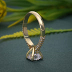 1.5CT Round Cut White Gold Bridal Wedding Solitaire Moissanite Engagement Ring - JBR Jeweler