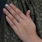 1.80CT Pear Cut Vintage Wedding Anniversary Promise Rose Gold Moissanite Ring - JBR Jeweler