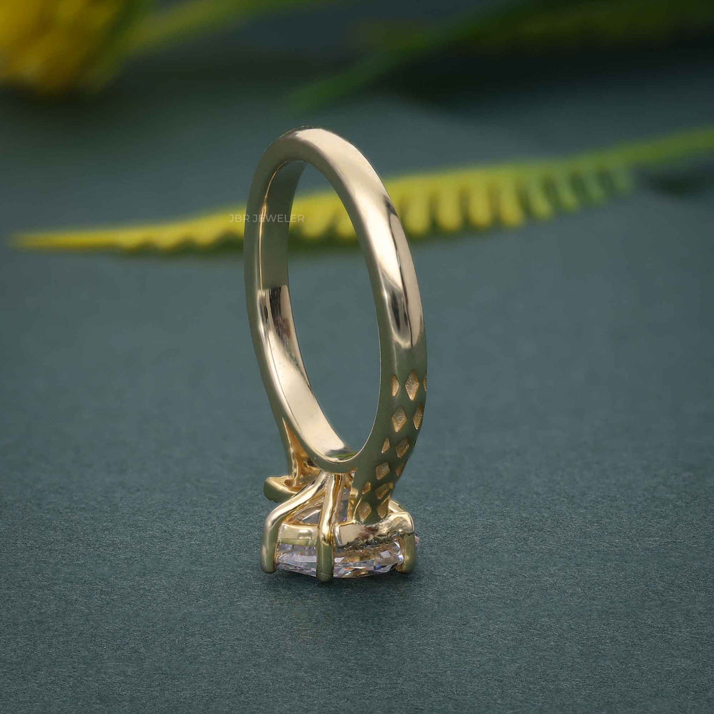 1.80CT Pear Cut Vintage Wedding Anniversary Promise Rose Gold Moissanite Ring - JBR Jeweler