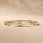 10K gold diamond bracelet for women