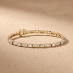 lab grown diamond emerald bracelet