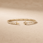 emerald diamond tennis bracelet