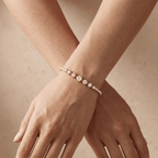 Lab grown diamond gold bracelet gift
