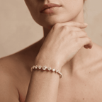 Lab diamond bracelet for anniversary gifts