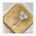 Stunning 6.30 CT Lab-Grown Diamond Ring in White Gold