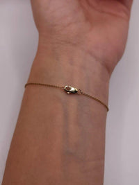 14k Gold Delicate Heart Bracelet - JBR Jeweler