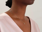 14k Gold Moissanite Diamonds Heat Style Cluster Pendant Necklace - JBR Jeweler