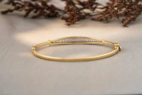 14k Gold Sleek Charming Diamond Bracelet - JBR Jeweler