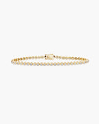 14k Solid Gold Classic Lab Grown Diamond Tennis Bracelet ( 3 Cents) - JBR Jeweler