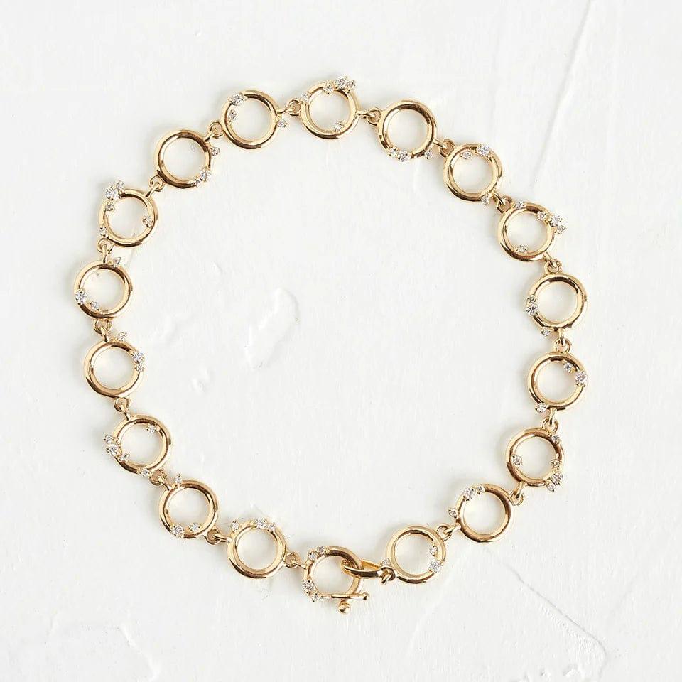 14k Solid Gold Lab Grown-CVD Diamond Satellite Tennis Bracelet - JBR Jeweler