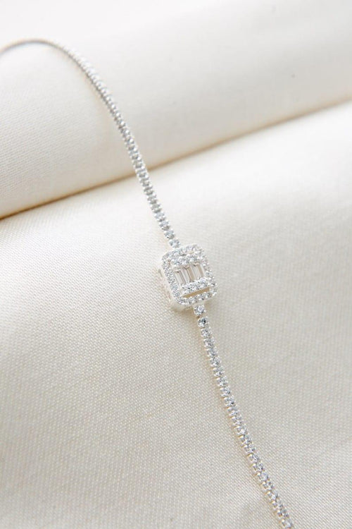 14k Solid Gold Lab Grown-CVD Diamonds Delicate Tennis Bracelet - JBR Jeweler