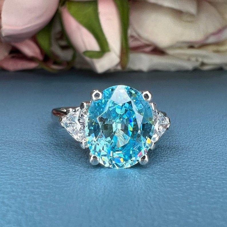 14k Radiant Cut Aquamarine outlet Ring, Aquamarine Engagement Ring, March Birthstone, Mother's Day, Bridesmaid Gift, Something Blue