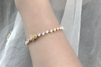 14k Solid Gold Pear/Marquise Tennis Bracelet - JBR Jeweler
